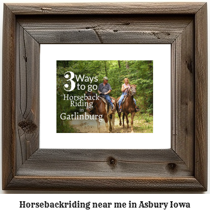 horseback riding near me in Asbury, Iowa